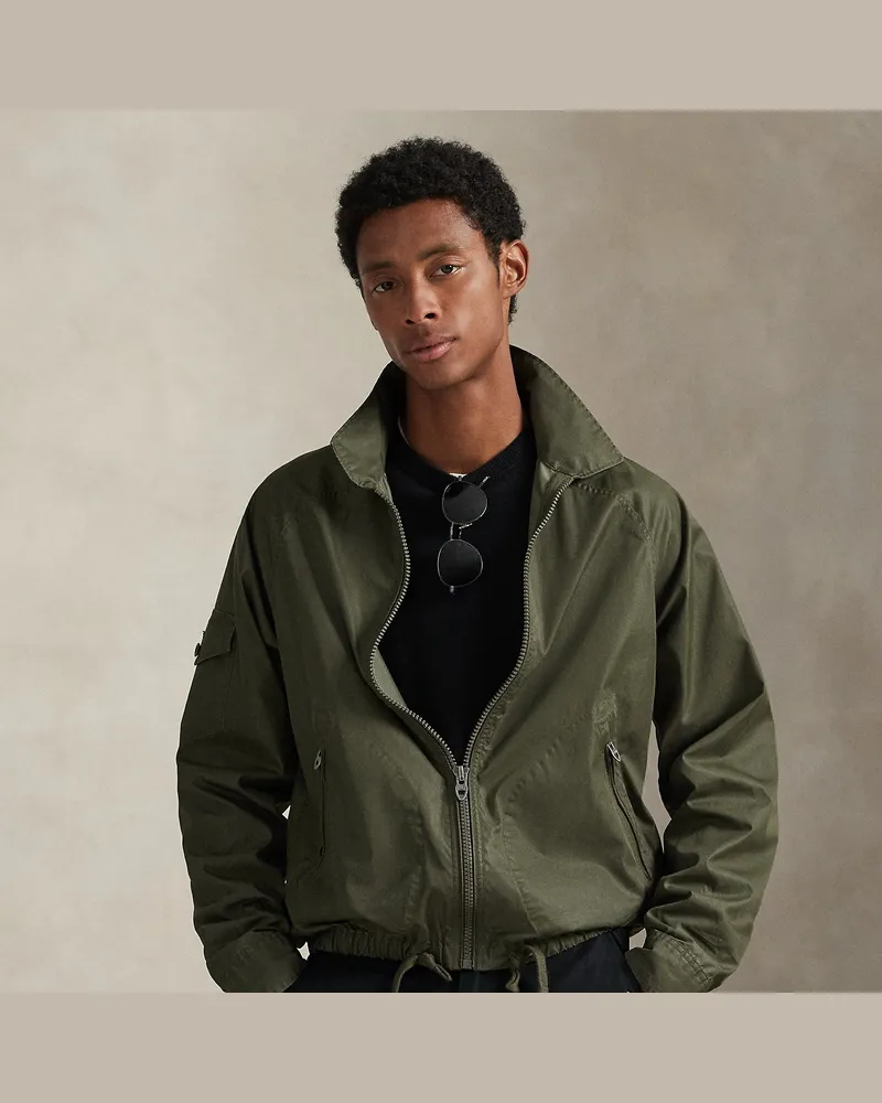 Ralph Lauren Coachjacke aus Baumwollmischung Green