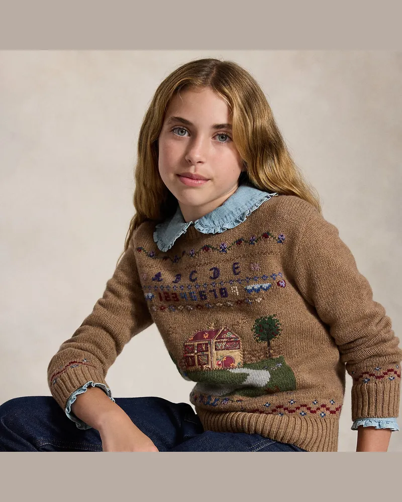 Ralph Lauren Pullover mit malerischem Motiv Multi