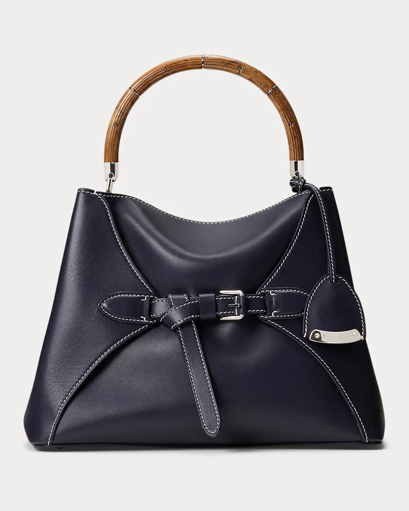 Ralph Lauren Die Kalbsledertasche  Ralph Lauren mit Griff Blue