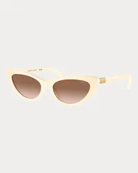 Ralph Lauren Sonnenbrille Polo Cat-Eye Cream