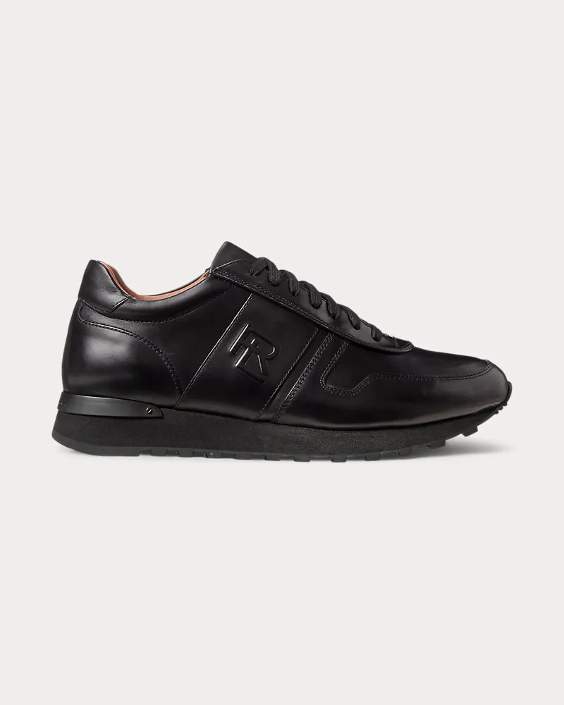 Ralph Lauren Kalbsleder-Sneaker Ethan Black