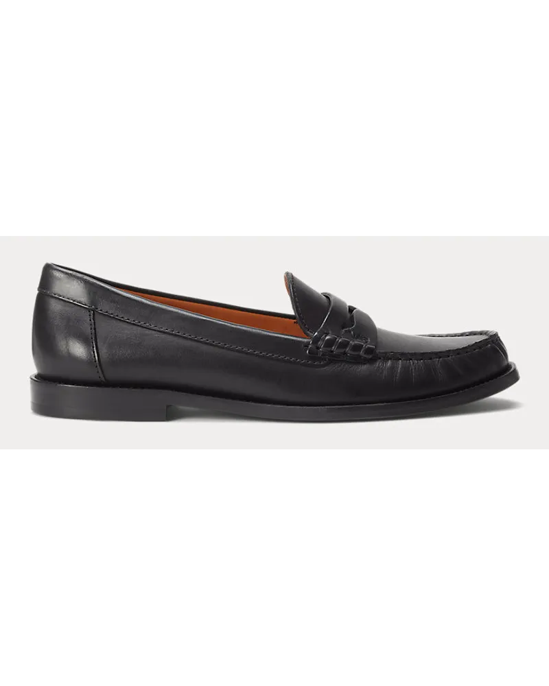 Ralph Lauren Pennyloafer aus Kalbsleder Black