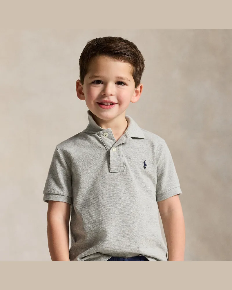 Ralph Lauren Poloshirt aus Baumwollpiqué Grey