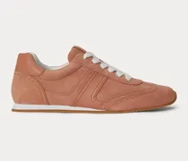 Niedriger Wildleder-Leder-Sneaker Dani