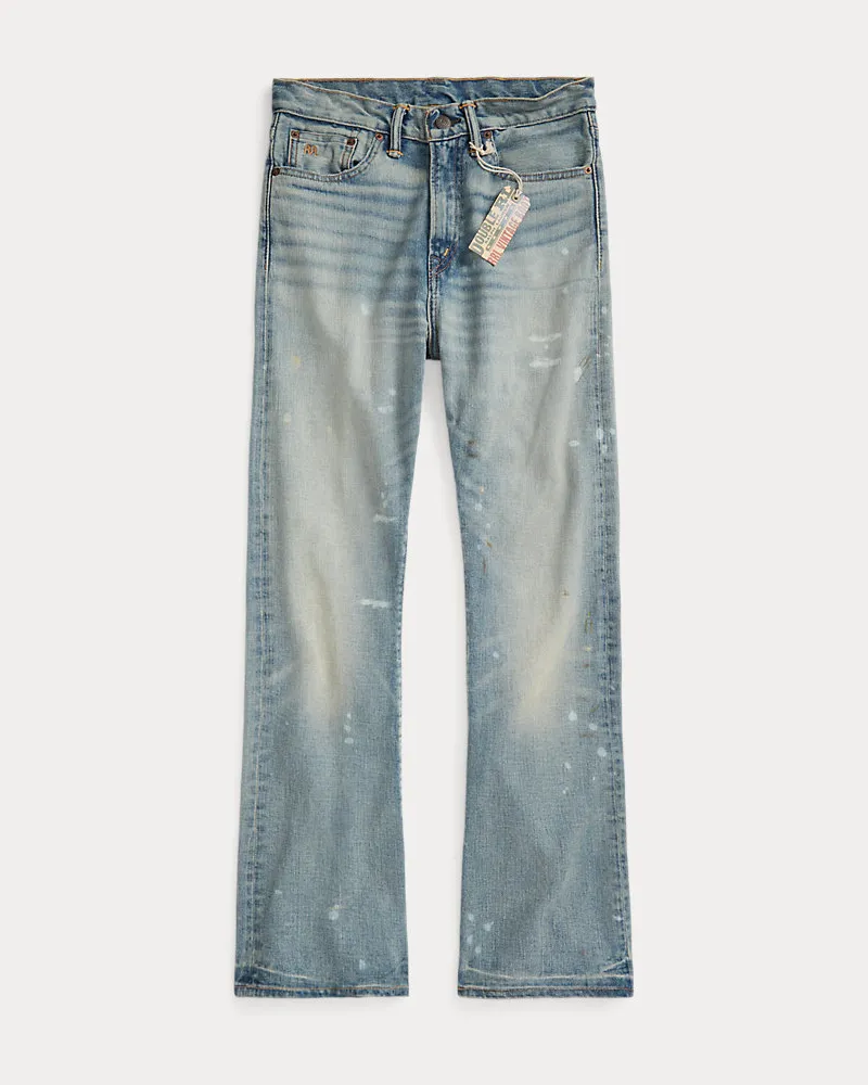 Ralph Lauren Vintage-Bootcut-Jeans Camden Blue