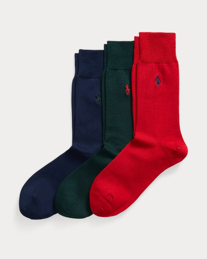 Ralph Lauren Anzugsocken im 3er-Pack Multi
