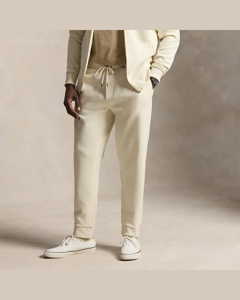 Ralph Lauren Große Größen - Doppellagige Jogginghose Cream