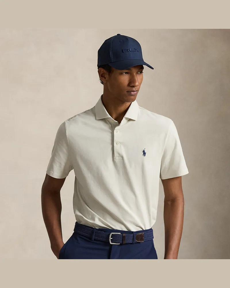 Ralph Lauren Tailored-Fit Performance-Poloshirt White