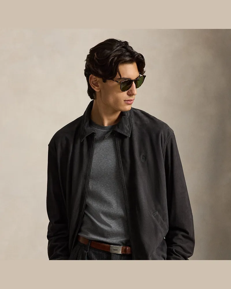 Ralph Lauren Die Wildleder-Jacke Bayport Black