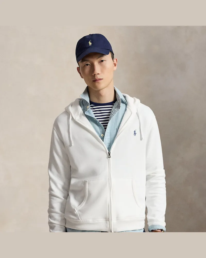 Ralph Lauren Kapuzenjacke aus French-Terry White