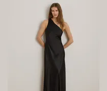 Einschultriges Abendkleid aus Charmeuse