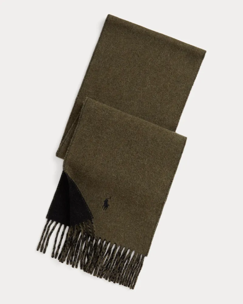 Ralph Lauren Wendbarer Schal aus Wollmischung Green