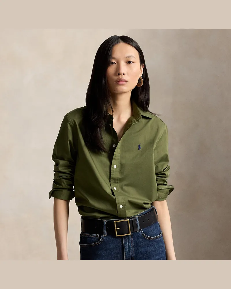 Ralph Lauren Classic-Fit Hemd aus Baumwolltwill Green