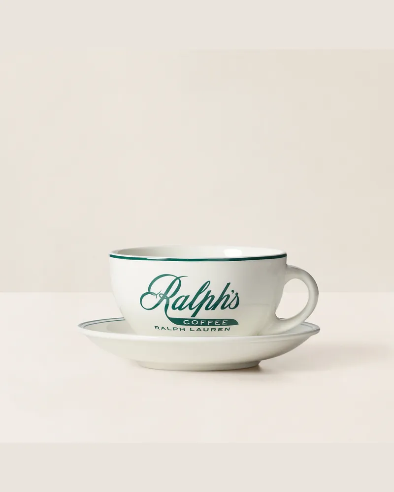 Ralph Lauren Home Tasse und Untertasse  Ralph Lauren’s Coffee Green