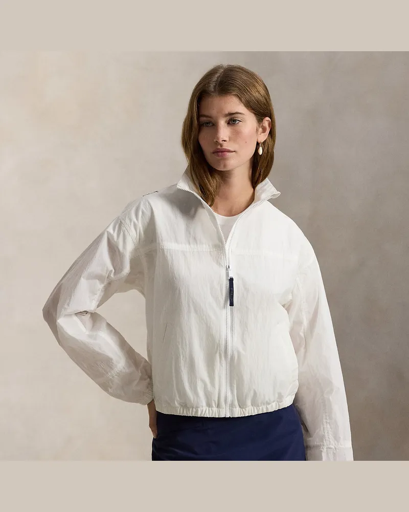 Ralph Lauren Windjacke mit Schornsteinkragen White