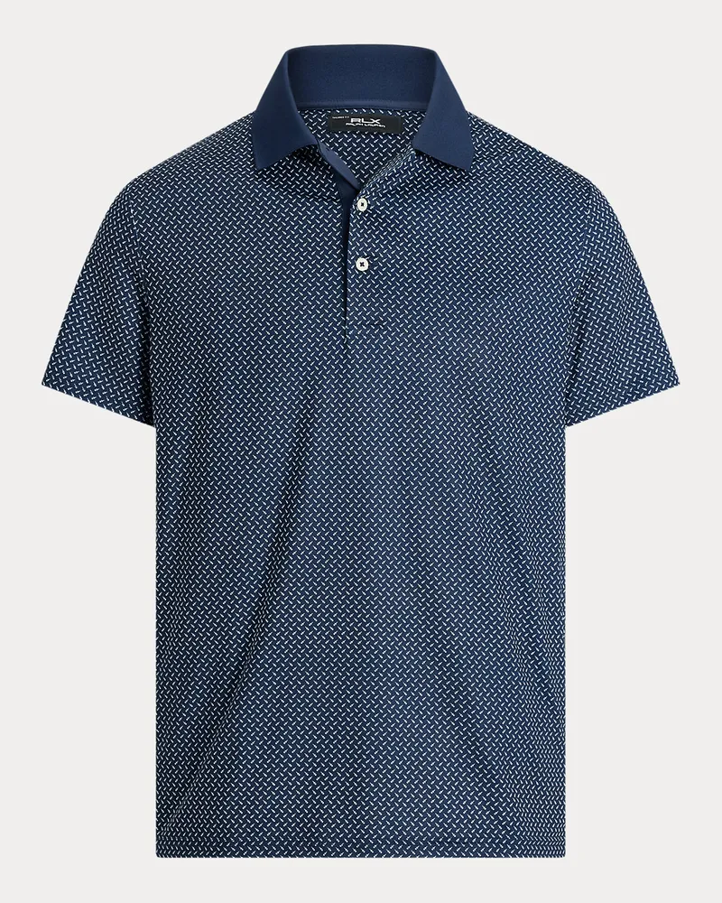 Ralph Lauren Tailored-Fit Performance-Poloshirt Blue