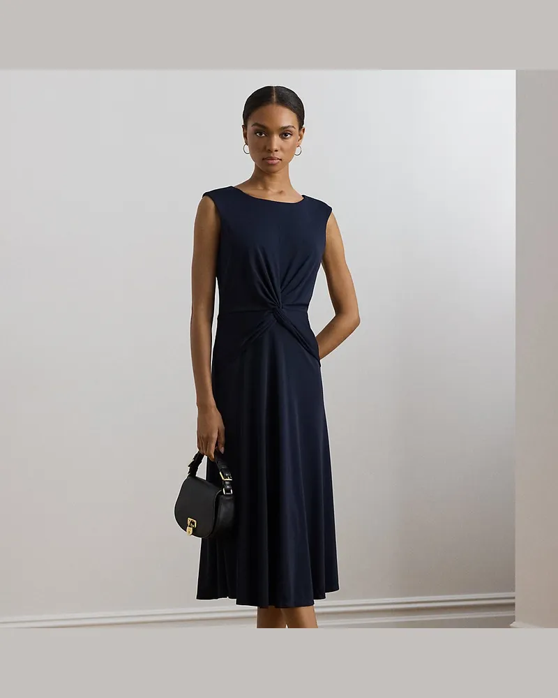 Ralph Lauren Jerseykleid mit Twist-Detail Blue