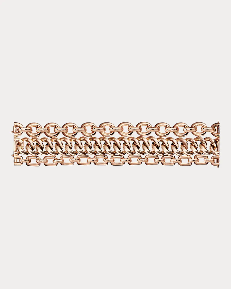 Ralph Lauren Dreireihiges Armband aus Roségold Gold
