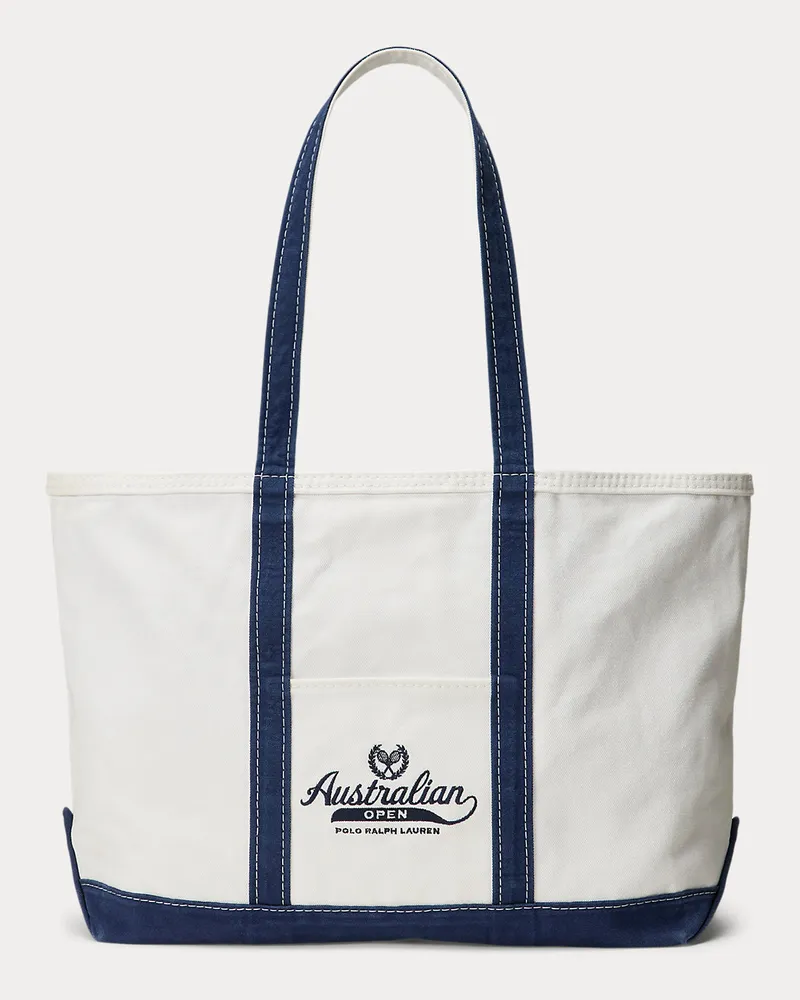 Ralph Lauren Segeltuch-Tragetasche Australian Open Cream