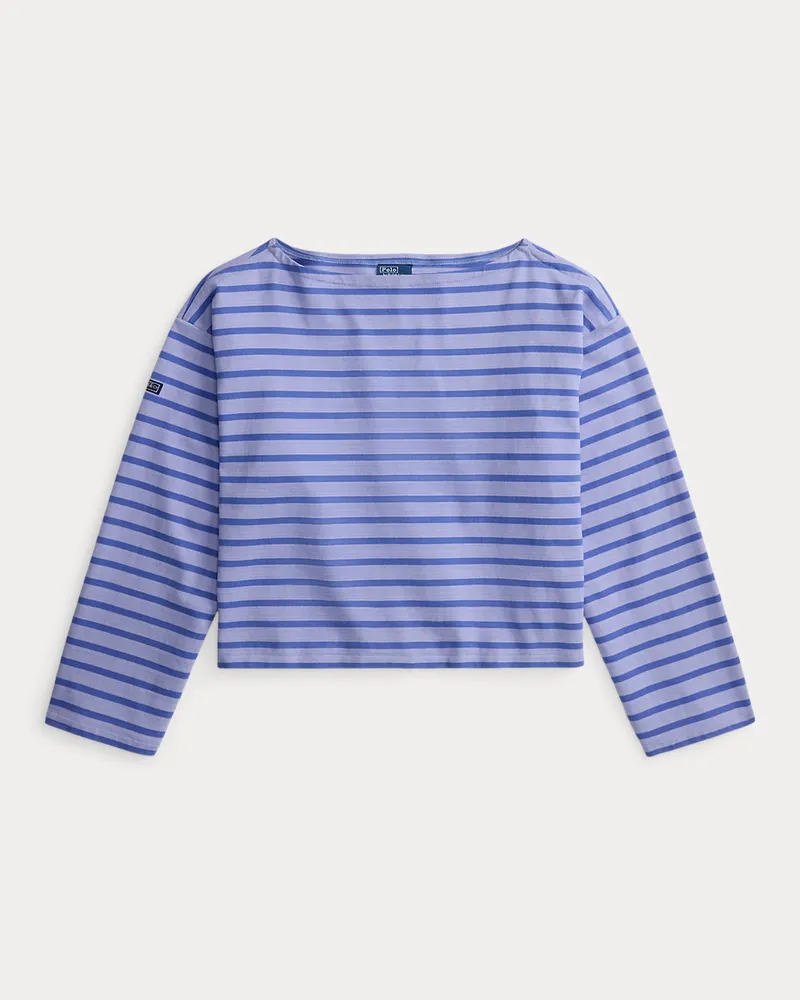 Ralph Lauren Gestreiftes Mariner-T-Shirt Blue