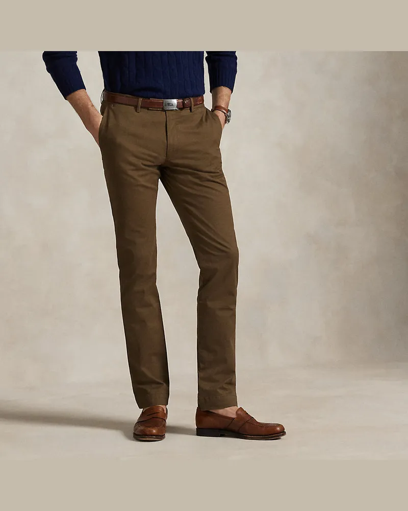 Ralph Lauren Slim-Fit Chinohose Greenwich Brown