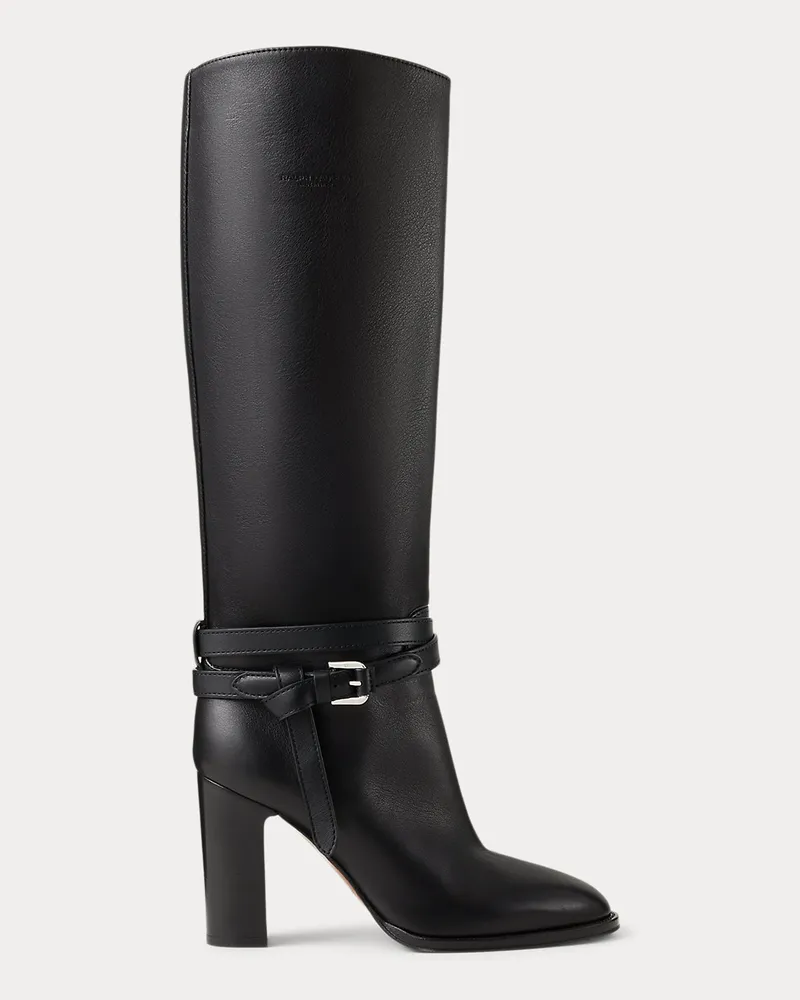 Ralph Lauren Stiefel Donnely aus Kalbsleder Black