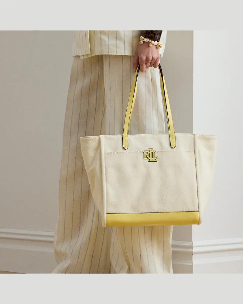 Ralph Lauren Große Segeltuch-Tragetasche Cameryn Multi