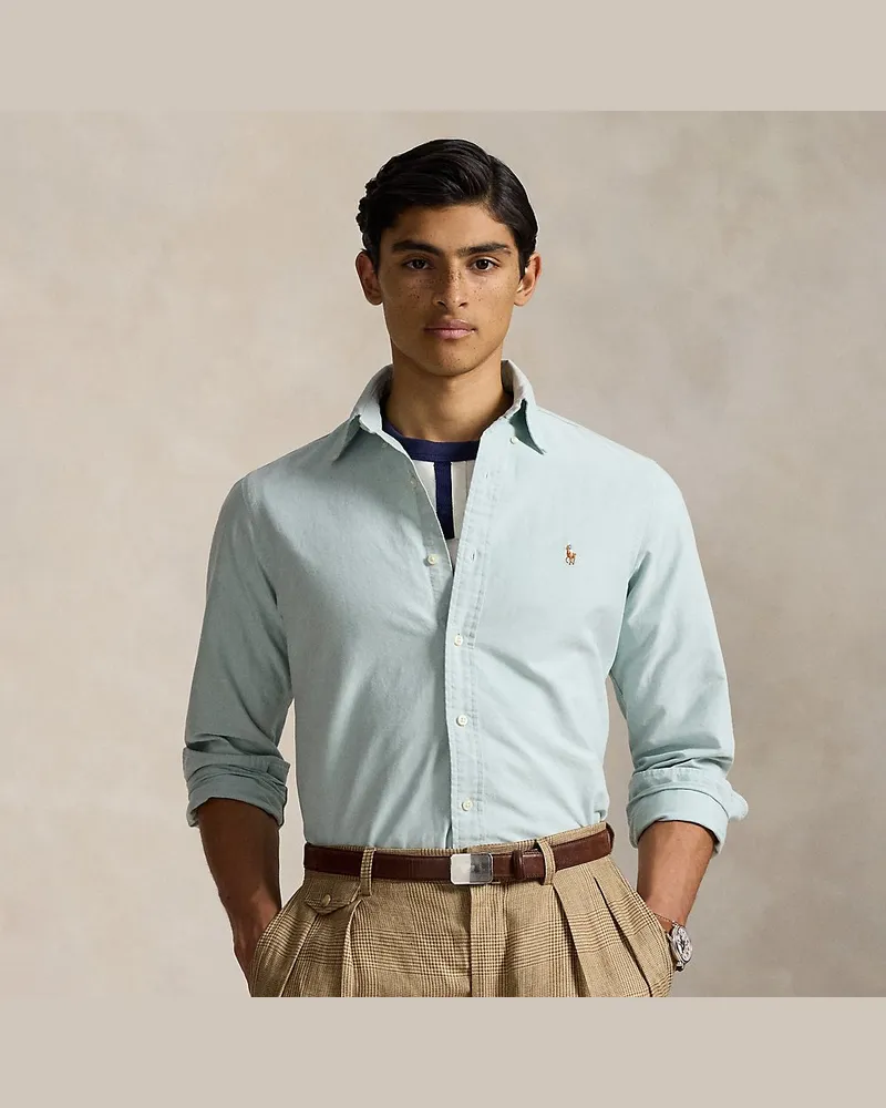 Ralph Lauren Custom-Fit Oxfordhemd Green