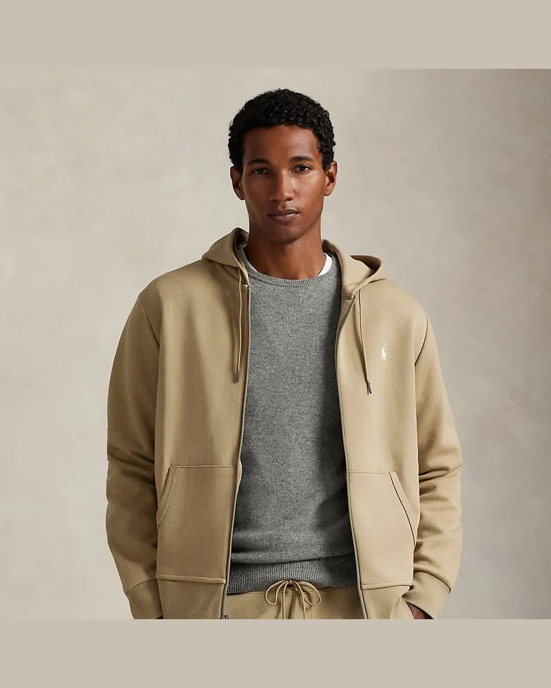 Ralph Lauren Doppellagige Kapuzenjacke Brown