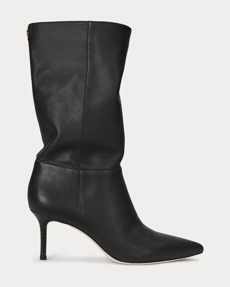 Ralph Lauren Stiefel Leannah aus Nappaleder Black