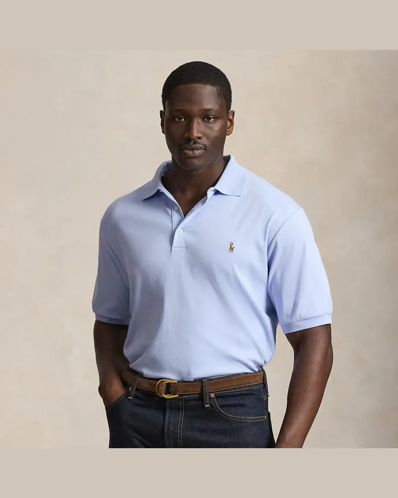 Ralph Lauren Große Größen - Poloshirt aus weicher Baumwolle Blue