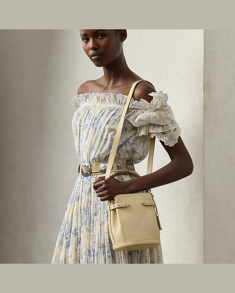 Ralph Lauren Kleine Beuteltasche  Ralph Lauren aus Kalbsleder Natural