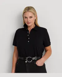 Ralph Lauren Plus Größen - Poloshirt aus Piqué Black