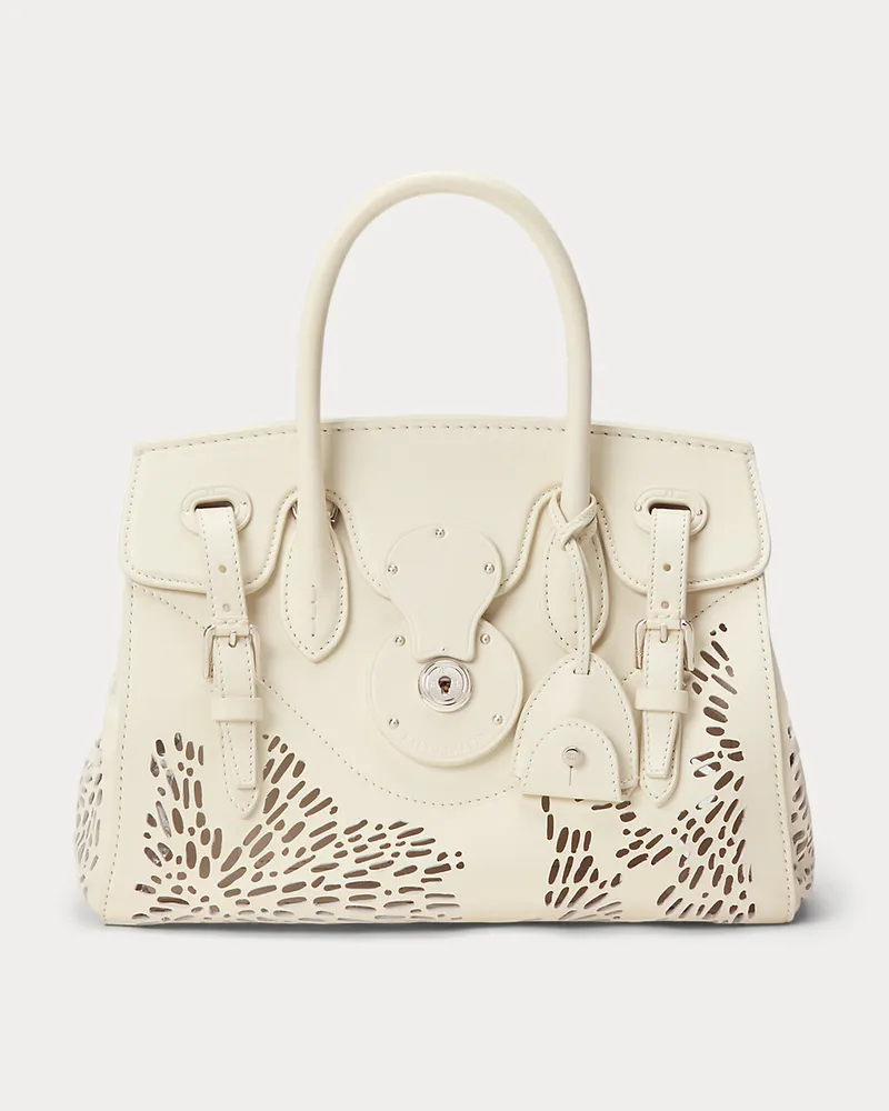 Ralph Lauren Tasche Soft Ricky 27 aus Kalbsleder Cream