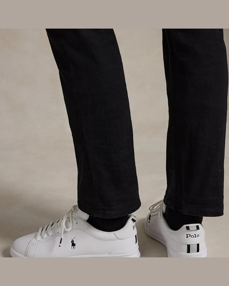 Ralph Lauren Leder-Sneaker Heritage Court II White