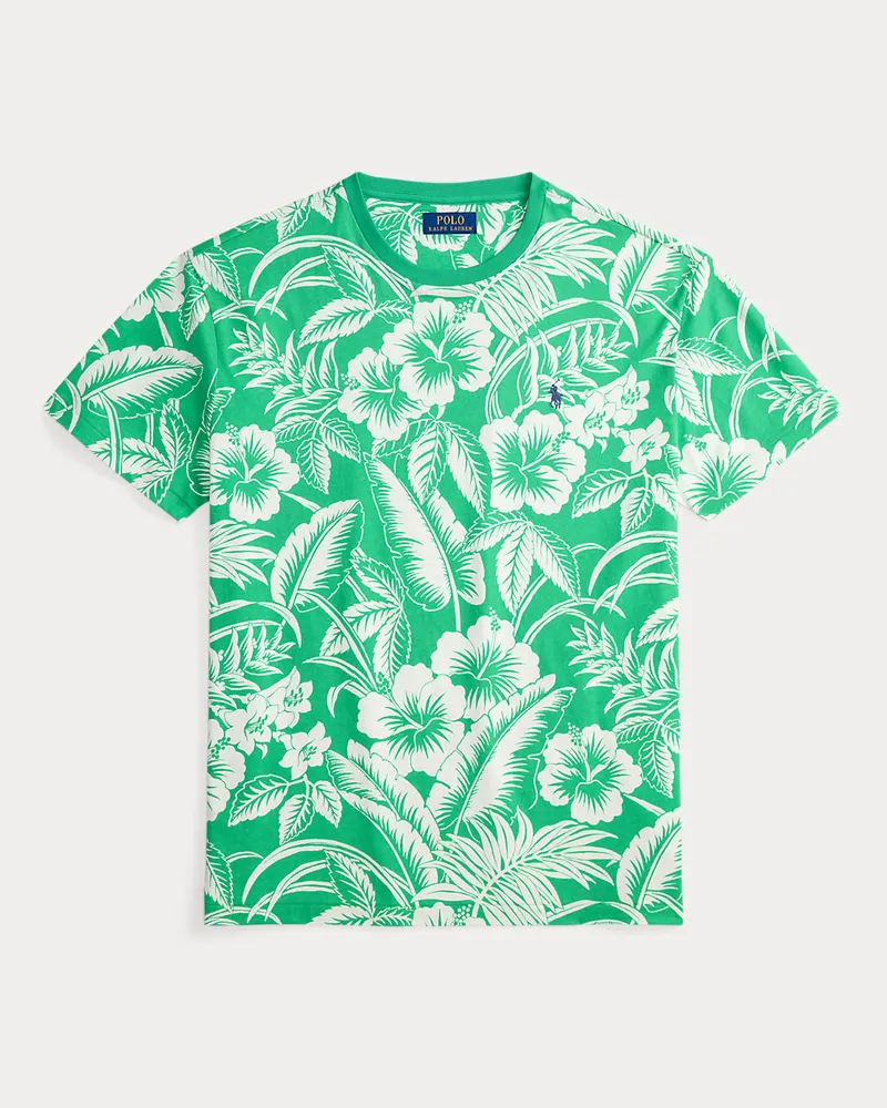 Ralph Lauren Custom-Slim-Fit Hawaii-T-Shirt Green