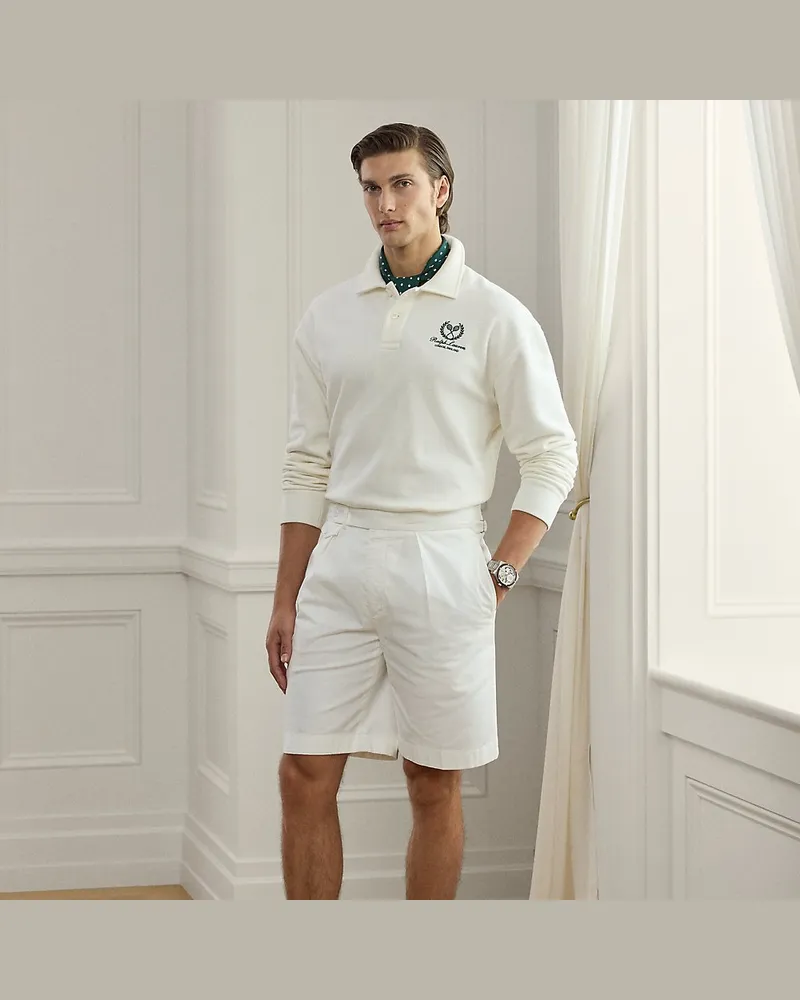 Ralph Lauren Handgeschneiderte Stretch-Chinoshorts White