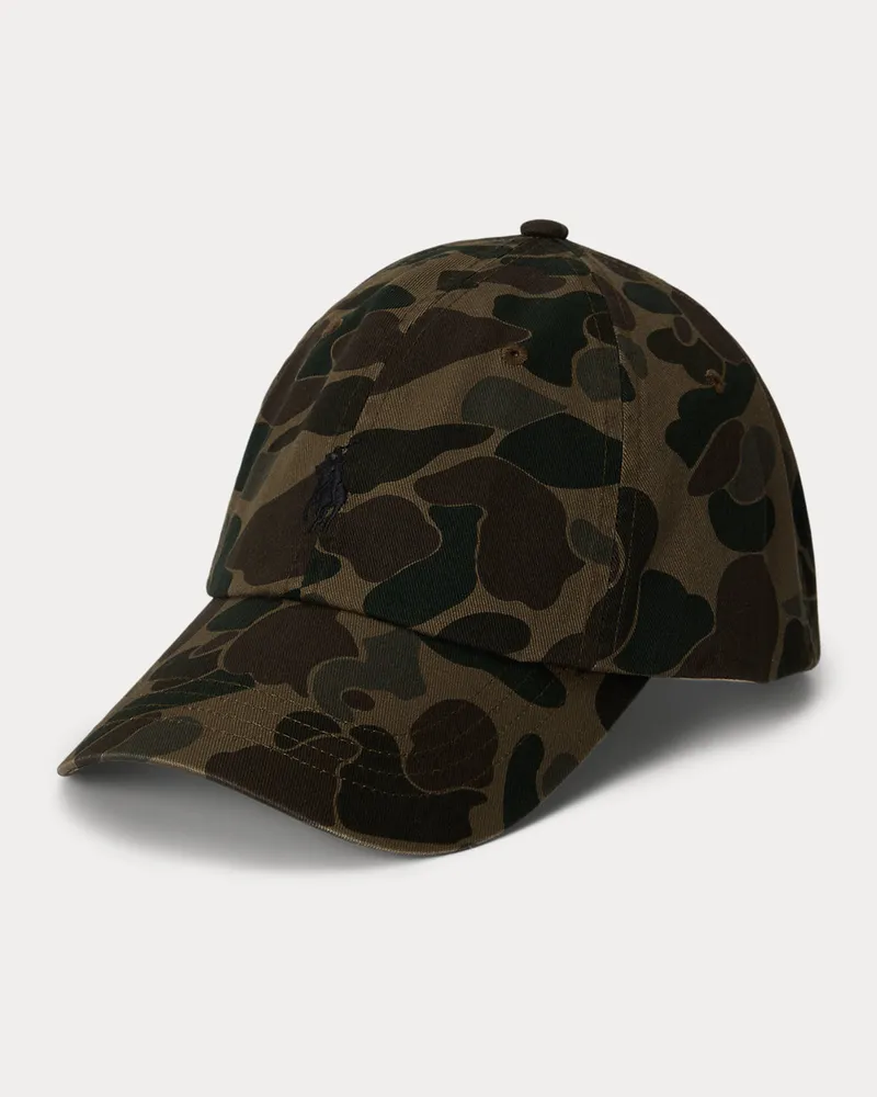 Ralph Lauren Camouflage-Baseballkappe aus Twill Multi