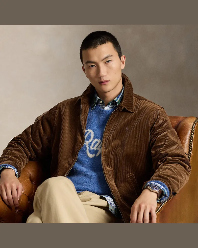 Ralph Lauren Die Jacke Wynton aus Kordsamt Brown