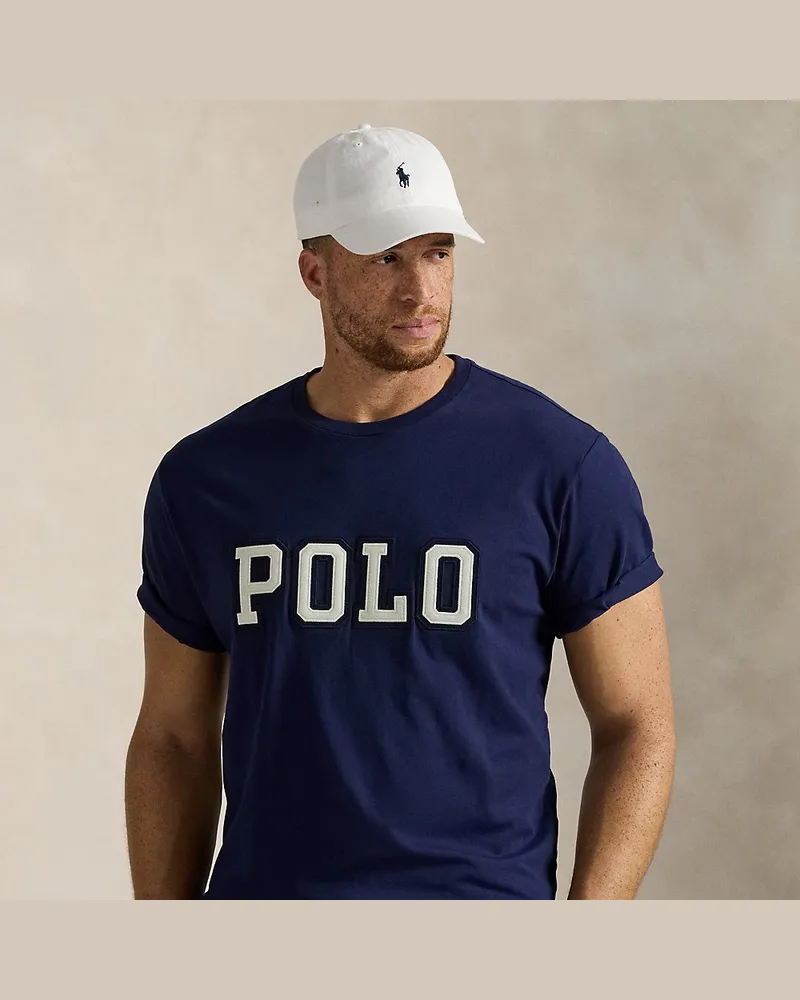 Ralph Lauren Große Größen - Jersey-T-Shirt mit Logo Blue