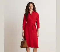 Georgette-Hemdkleid mit Gürtel
