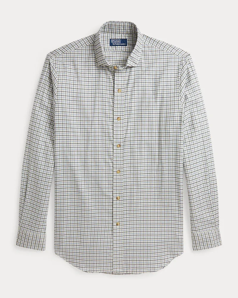 Ralph Lauren Classic-Fit Tattersall-Twillhemd White