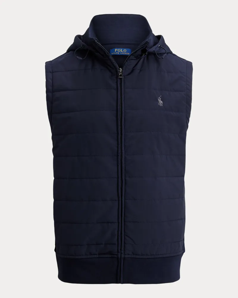 Ralph Lauren Hybrid-Weste mit Kapuze Blue