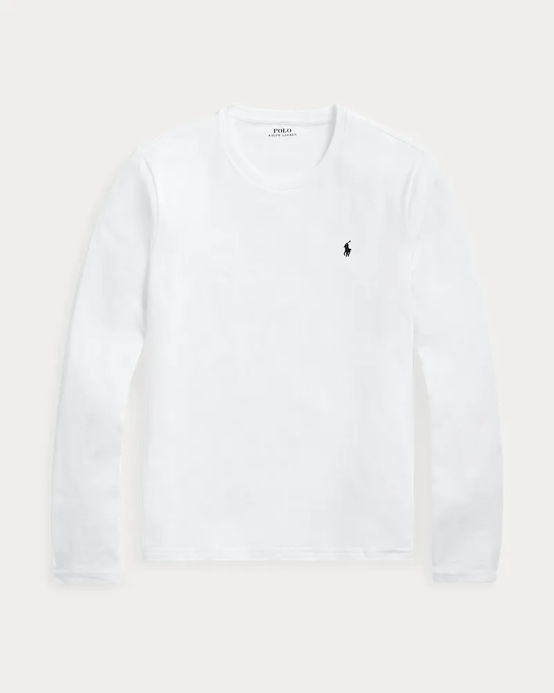 Ralph Lauren Schlafshirt aus Baumwolljersey White