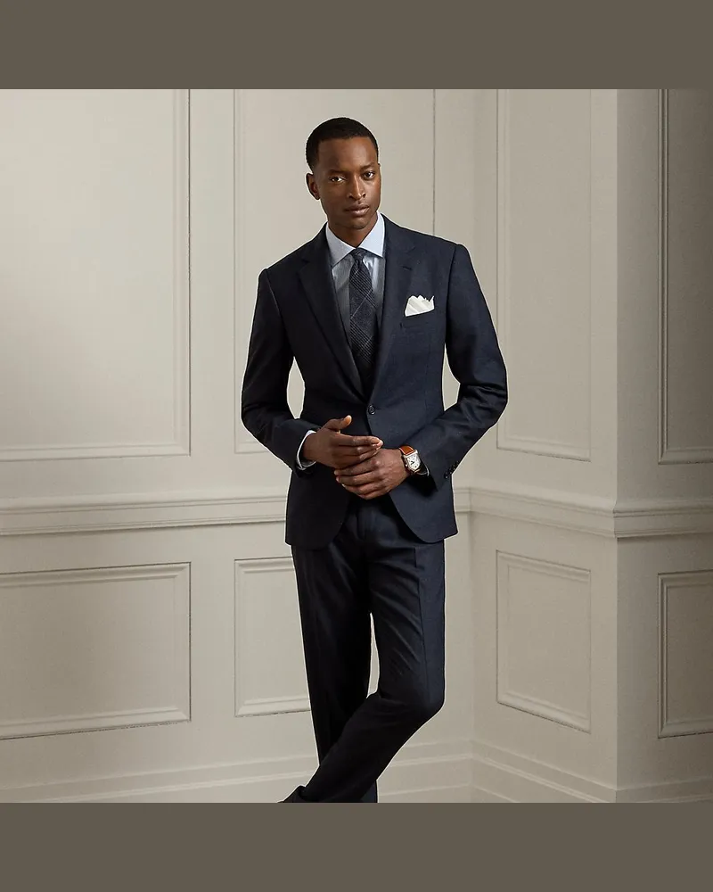 Ralph Lauren Handgeschneiderter Anzug Gregory Blue