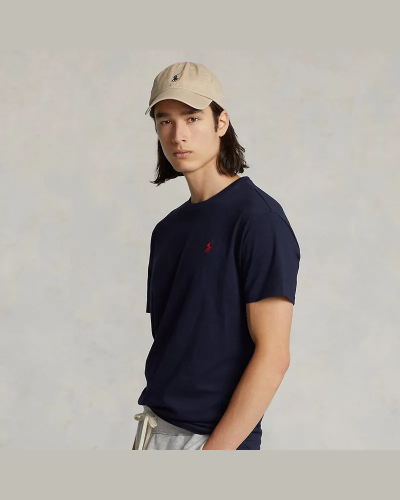 Ralph Lauren Classic-Fit T-Shirt aus Jersey Blue