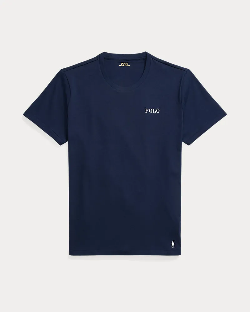 Ralph Lauren Schlafshirt aus Baumwolljersey Blue