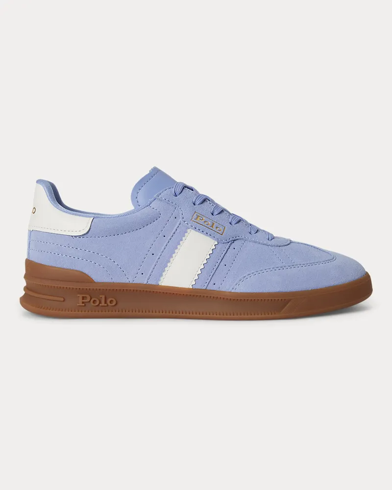 Ralph Lauren Sneaker Heritage Aera aus Wildleder Blue