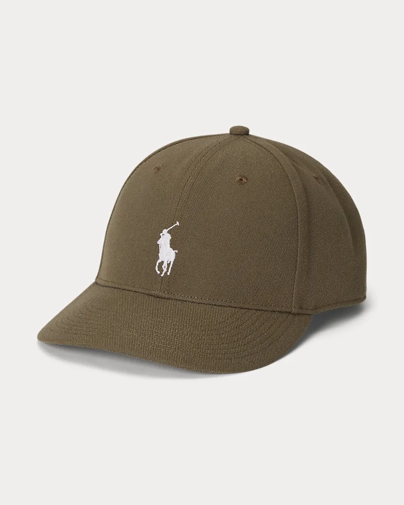 Ralph Lauren Hohe Baseballkappe aus Twill Brown