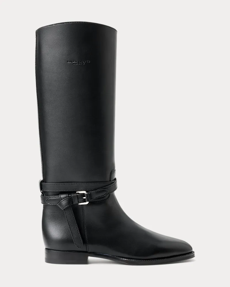 Ralph Lauren Stiefel Donnely aus Kalbsleder Black